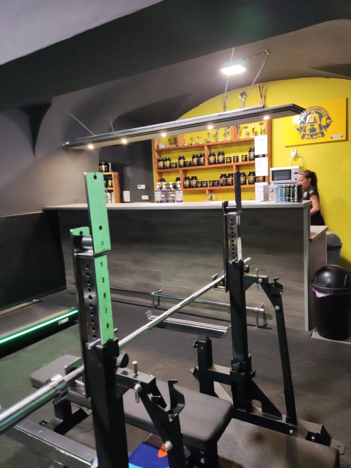 Celkový pohled na gym